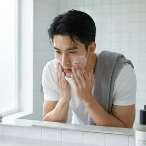男士控油洁面泡沫 氨基酸配方